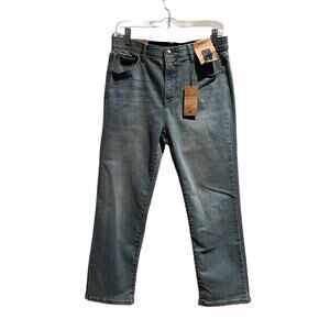 Curve Appeal Womens Size 10 Light Denim High Rise Comfort Waist Jeans NWT